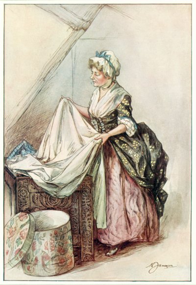The Vicar of Wakefield av Oliver Goldsmith (färglitografi) av Margaret Jameson