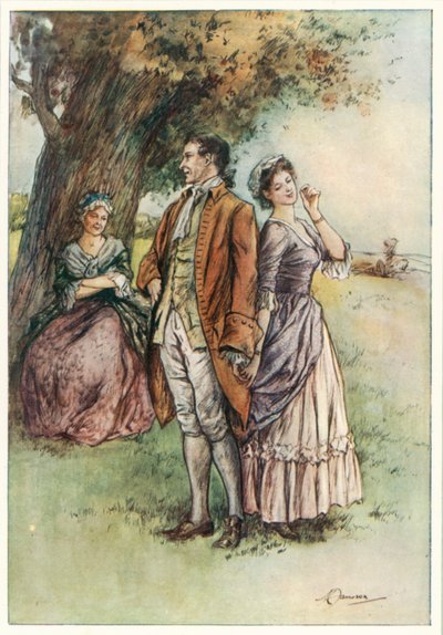 The Vicar of Wakefield av Oliver Goldsmith (färglitografi) av Margaret Jameson