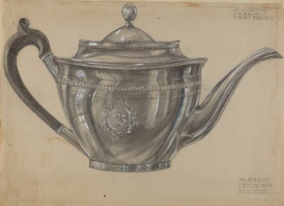 Silvertekanna av Margaret Knapp