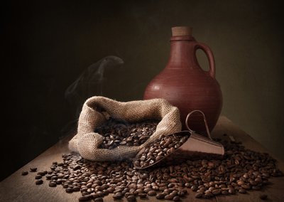 Aromatiska kaffebönor av Margareth Perfoncio
