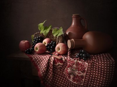 Stilleben med höstskörd av Margareth Perfoncio