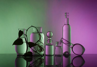Grönt och lila glas – botanik av Margareth Perfoncio