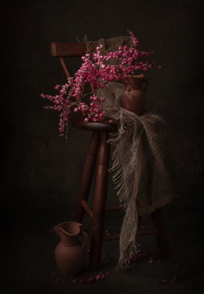 Stämningsfulla rosa blommor av Margareth Perfoncio