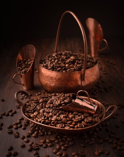 Kaffe i rustik kopparstil av Margareth Perfoncio