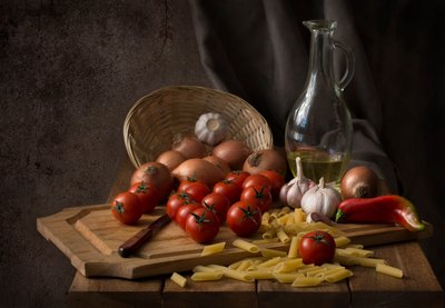 Traditionella italienska råvaror av Margareth Perfoncio