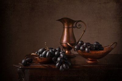 Stilleben i vintage-kopparstil av Margareth Perfoncio
