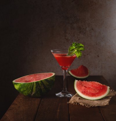 Vattenmelon- och myntacocktail av Margareth Perfoncio