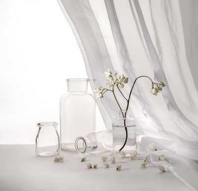 Stilleben med vita blommor av Margareth Perfoncio