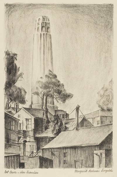 Coit Tower, San Francisco av Marguerite Redman Dorgeloh