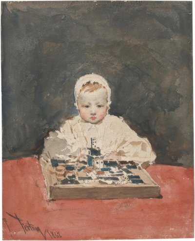Maria Teresa de Madrazo och Madrazo av Marià Fortuny