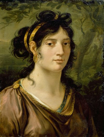 Självporträtt av Maria Callani (1778-1803) av Maria Callani