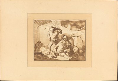 Bondescen av Maria Catharina Prestel after Isack van Ostade