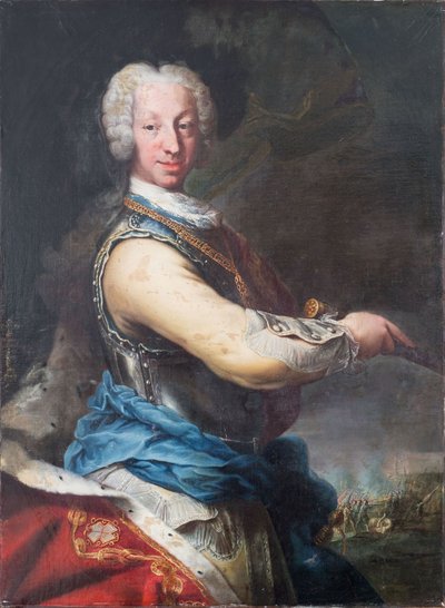 Porträtt av Charles Emmanuel III av Maria Giovanna Clementi