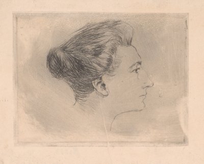 Kvinnans huvud av Maria Hubrecht