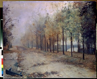 Höst (Höst). Målning av Maria Konstantinovna Bashkirtseva (1860-1884). Olja på duk, 97 x 117 cm, 1883. Rysk konst, 1800-talslandskap. Ryska statens museum, Sankt Petersburg. av Maria Konstantinova Bashkirtseva