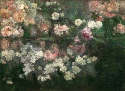 Trädgård i maj 1895. av Maria Oakey Dewing