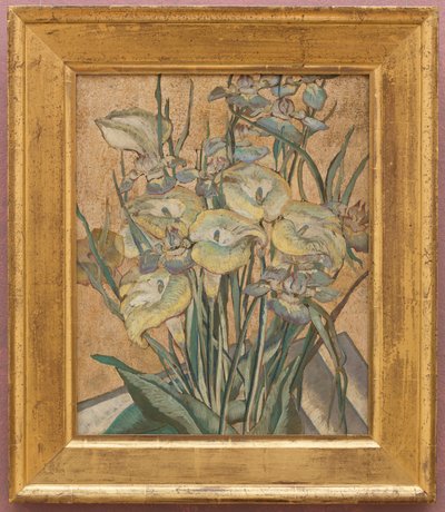 Iris och krolliljor av Maria Oakey Dewing
