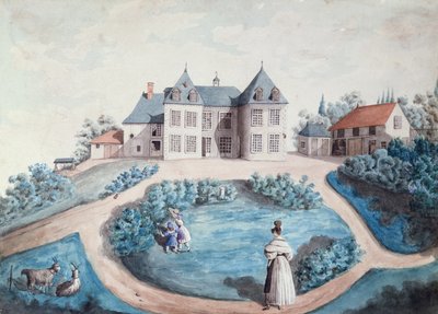 Avbildning av Le Lys dans la Vallee av Honore de Balzac (1799-1850) (wc på papper) av Maria du Fresnay