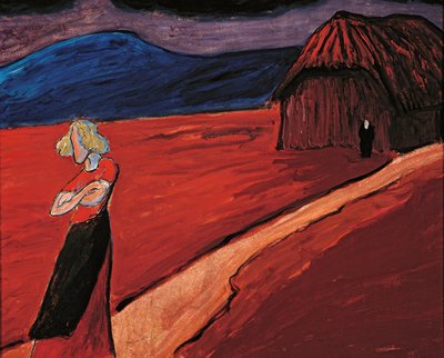 Tragisk stämning, 1910. av Marianne von Werefkin