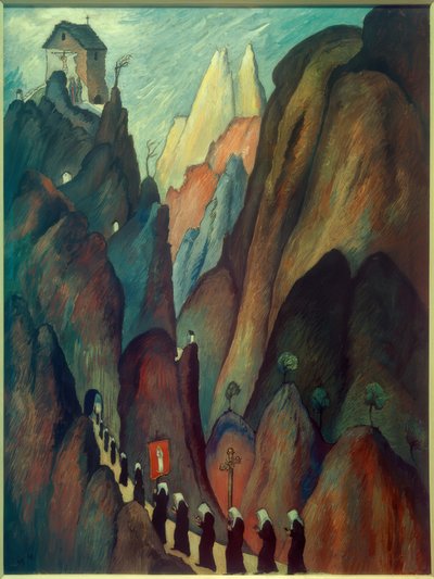 Korsets väg II av Marianne von Werefkin
