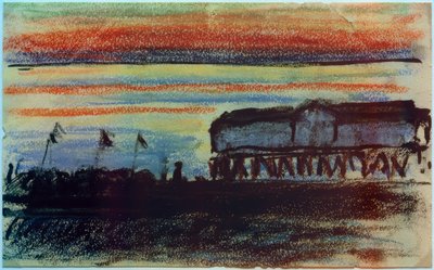 Familjepool i Zingst av Marianne von Werefkin