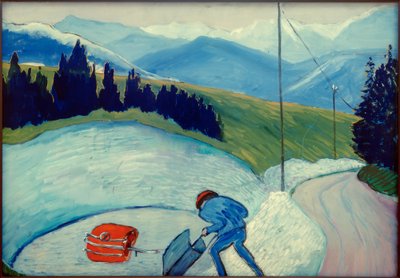 M. v. Werefkin, stengrop / målning, 1907 av Marianne von Werefkin