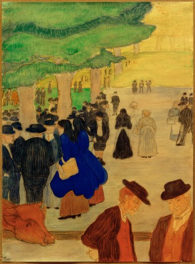 Viehmarkt av Marianne von Werefkin