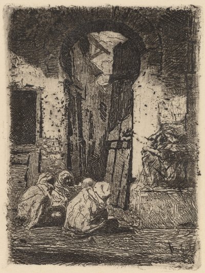 Tanger (sittande araber) av Marià Fortuny