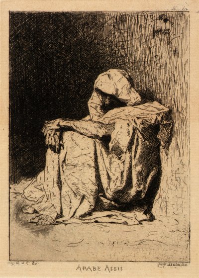 Arabe Assis av Mariano Fortuny y Carbó