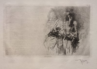 Skiss. av Mariano José María Bernardo Fortuny y Carbó