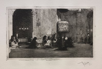 St. Joseph-kyrkan i Madrid. av Mariano José María Bernardo Fortuny y Carbó