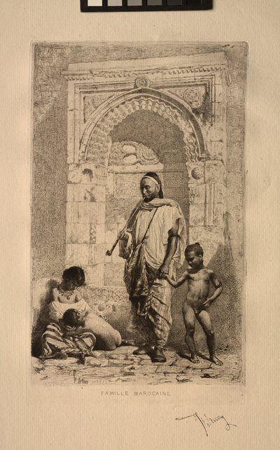 Marockansk familj, 1862. av Mariano José María Bernardo Fortuny y Carbó