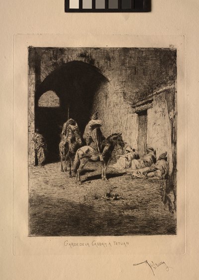 Kasbahvakt i Tetuan. av Mariano Fortuny y Carbó