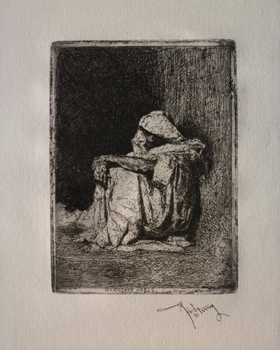Sittande marockanska. av Mariano Fortuny y Carbó