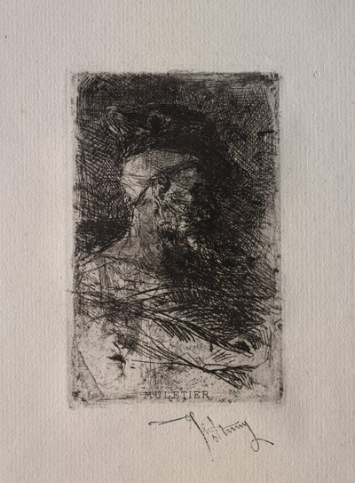 Muletier. av Mariano José María Bernardo Fortuny y Carbó