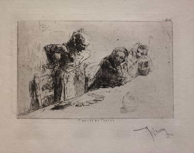 Kortlåda, 1867. av Mariano José María Bernardo Fortuny y Carbó