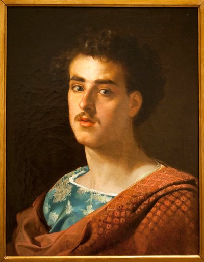 Självporträtt - målning av Mariano Fortuny (1838-1874), olja på duk, cirka 1858 - National Museum of Arts of Catalonia, Barcelona (Spanien) av Mariano Fortuny y Madrazo