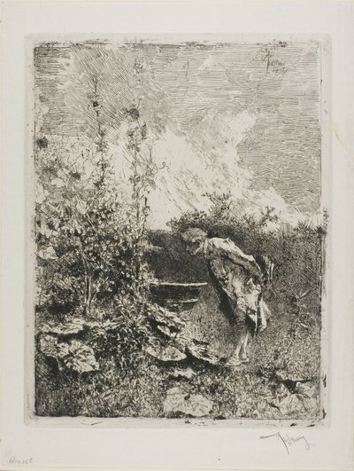 Trädgårdsälskare av Mariano Fortuny y Marsal