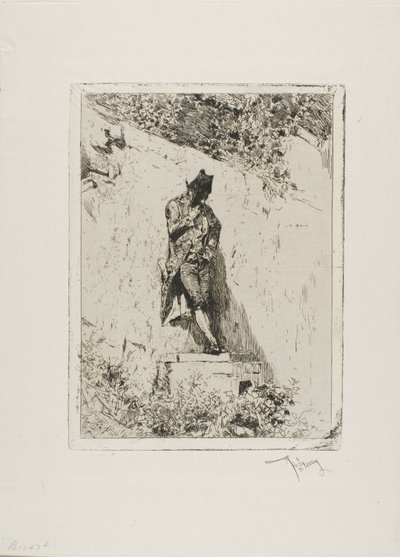 Meditation av Mariano Fortuny y Marsal