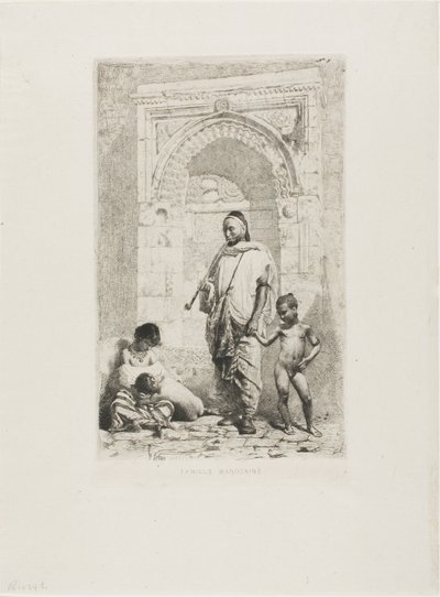 Marockansk familj av Mariano Fortuny y Marsal