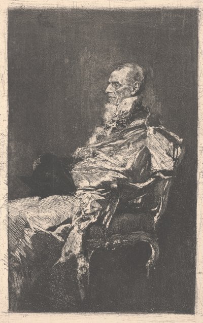 Diplomaten (akvatint och etsning) av Mariano José María Bernardo Fortuny y Carbó