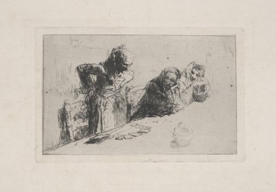 Kortspelare av Mariano José María Bernardo Fortuny y Carbó