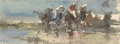 Moors on Horseback, ca. 1854-74. av Mariano José María Bernardo Fortuny y Carbó