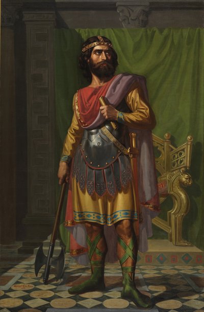 Sisebut, västgotisk kung, 1854 av Mariano de la Roca y Delgado