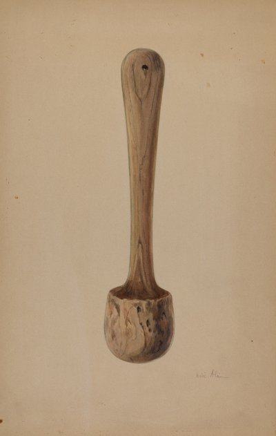 Potatisstötare, ca. 1937. av Marie Alain
