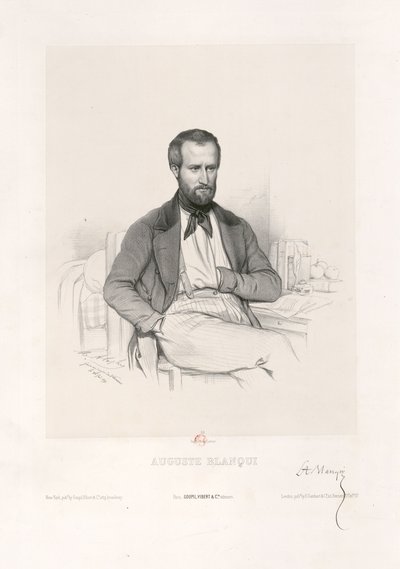 Marie-Alexandre Alophe - Auguste Blanqui av Marie Alexandre Alophe