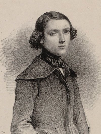 Porträtt av organisten och kompositören Louis James Alfred Lefébure-Wely 1817-1869, 1840. av Marie Alexandre Menut Alophe