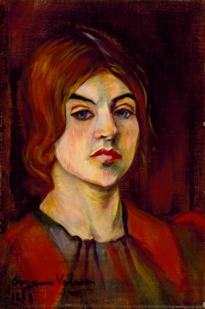 Självporträtt, 1898 av Marie Clementine (Suzanne) Valadon