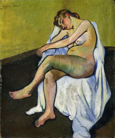 Sittande naken; Nu assis, 1916 av Marie Clementine Valadon
