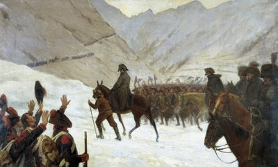 Passagen av Grand-Saint-Bernard, 20 maj av Marie Felix Edmond de Boislecomte